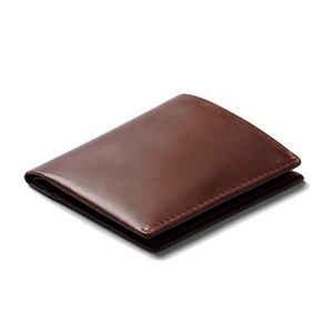 יוקרה מלא תבואה עור slim bofild כסף ארנק עם כיס אחורי rfid חסימת עבור גברים - Product Image 1