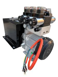 יחידת כוח הידראולית כוללת מנוע DC ללא פחמים ומשאבה הידראולית כפולת פעולה למשאית גרירה, פלטפורמת הרמה ורכב עבודה. - Product Image 6