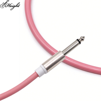 Câble de guitare 6,35 mm (1/4 pouce) – Câble audio droit-récepteur pour guitare électrique et basse – Qualité professionnelle