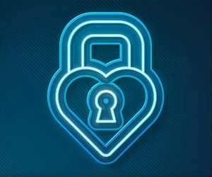 Letrero de Neón Personalizado 'Love in Castle', Letrero de Neón para Habitación de Niña, Castillo con Candado y Amor, 40*31.8cm, 5.79*4.6 pulgadas - Product Image 5