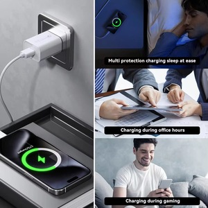 Caricabatterie da Muro USB QC3.0 18W 5V 3A con Spina EU/US, Adattatore di Ricarica Rapida per <span class=keywords><strong>iPhone</strong></span> e Smartphone - Product Image 4