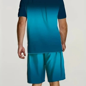 เสื้อยืดคอกลมแขนสั้นผ้าโพลีเอสเตอร์พิมพ์ลายแบบซับลิเมชั่น พิมพ์ลายดิจิทัล คอกลม สำหรับผู้ชาย - Product Image 2