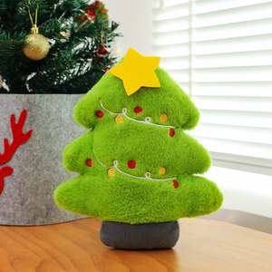 Jouets en peluche de Noël, cadeaux de Noël pour la famille et les enfants, rennes, Père Noël, sapins et jouets en peluche - Product Image 3