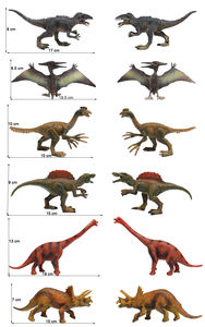 ขายส่งผสมจำนวนมากสดใสใหม่ ECO พลาสติกไดโนเสาร์ Juguetes สำหรับเด็ก2022 - Product Image 3