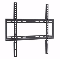 Support mural fixe pour téléviseur robuste, compatible avec les téléviseurs LED LCD OLED intelligents de 32 à 55 pouces, support de télévision en métal robuste pour téléviseurs à écran plat