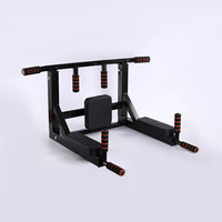 Barra de dominadas de acero para montar en la pared, barra horizontal desmontable para entrenamiento de fuerza en casa, equipo de fitness