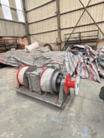 Treuil électrique à double tambour de 5 tonnes, équipement robuste pour bateaux et grues