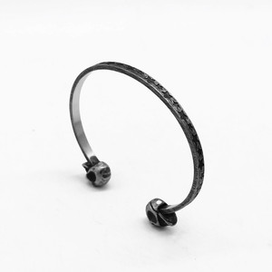 Pulsera de plata tibetana yunnique con diseño de calavera abierta para hombre, diseño geométrico de esqueleto, joyería de moda - Product Image 2