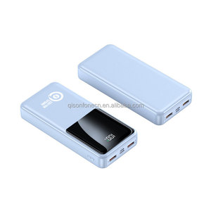 QSF PD22.5W 20W 20000mAh Power Bank Ultra Sottile Portatile con Ricarica Super Veloce, Doppia USB Type-C, Ricarica Bidirezionale, Tecnologia GaN, LED - Product Image 1
