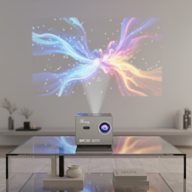 X3 Android 9 Portable Projector LED Mini HD Projector With Dual Band WiFi BT5.0 Overhead Video Projectors