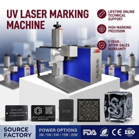 Machine de marquage laser UV 3D JPT 3W 5W 10W 20W pour verre, PVC, PE, métal, gravure sur cristal, acier inoxydable, aluminium anodisé