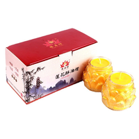 Lilin Aroma Kedelai Berbentuk Bunga, Waktu Pembakaran 72 Jam/48 Jam, Buatan Tangan, Lilin Tahan Lama, Lampu Mentega Dekoratif Rumah
