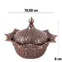 Service à thé thé, placard turc design en Bronze recouvert de sucre, Pot de style massage turc