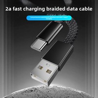 Cable USB-A a Tipo-C con Logotipo Personalizado, Trenzado de Nailon, Carga de Alta Eficiencia y Transferencia de Datos para Teléfonos Móviles
