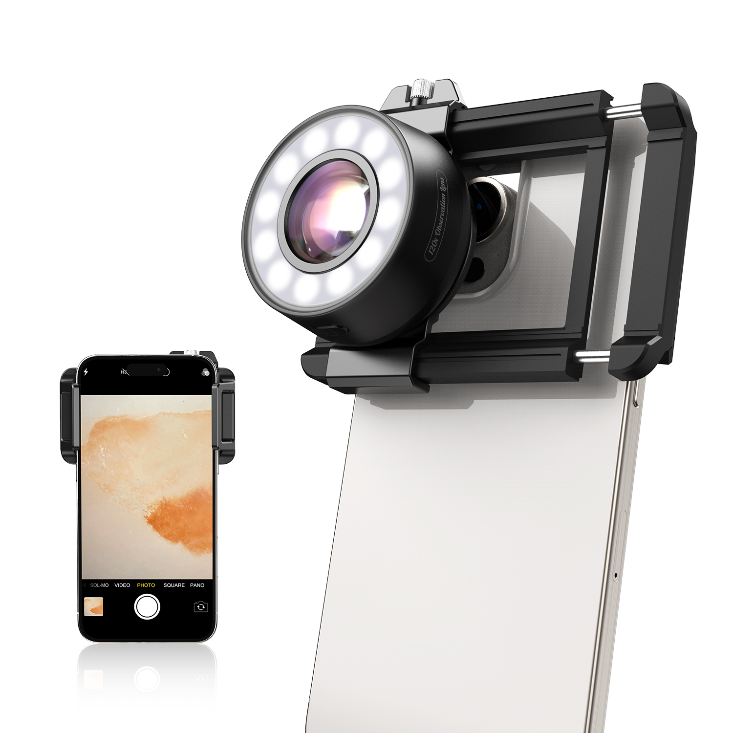 120x Illuminated Jewelry Magnifier Loupe <strong>Phone</strong> Microscope Perfect <strong>for</strong> <strong>Collectors</strong> and Stamp Enthusiasts