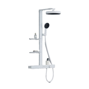 Système de douche de salle de bain carré Senducs <span class=keywords><strong>noir</strong></span> or <span class=keywords><strong>baignoire</strong></span> mitigeur <span class=keywords><strong>robinet</strong></span> chaud froid salle de bain <span class=keywords><strong>robinet</strong></span> ensemble de douche thermostatique - Product Image 6