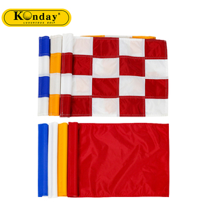 Bán hot chất lượng cao Nhà Máy Giá tùy chỉnh thiết kế logo thêu ống golf cờ - Product Image 4