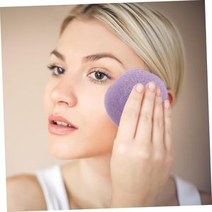 Éponge nettoyante visage en charbon de bambou naturel de haute qualité, outil de nettoyage corporel doux, éponge de bain, brosses de bain, éponges exfoliantes - Product Image 3