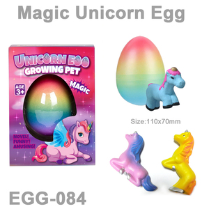 <span class=keywords><strong>Huevo</strong></span> expandible de <span class=keywords><strong>unicornio</strong></span> para incubar, juguete de regalo de cumpleaños con inflación creciente de agua de animales mágicos, juguetes educativos - Product Image 2
