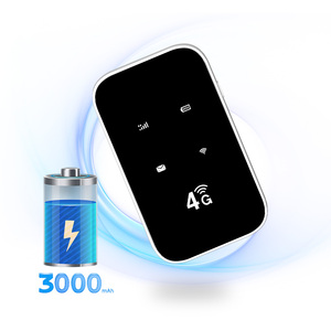 Mở khóa 3000mAh LCD 4 gam LTE di động wifi <span class=keywords><strong>Router</strong></span> 300Mbps Ngoài trời tần số B2 B4 B28 OEM mifis Sim khe cắm thẻ tường lửa dữ liệu - Product Image 3