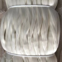 Fil de Soie Brute de Mûrier 100% 20/22D, Filamenté, Filé à Anneaux, Écologique pour la Couture, le Tricot, le Tissage et la Broderie