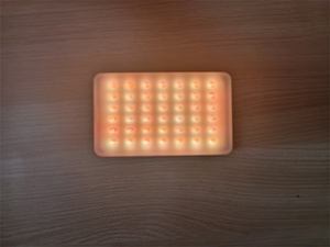 Buena LUZ DE Selfie multicolor recargable Mini Luz de vídeo RGB teléfono móvil cuadrado Selfie Led anillo de luz con Clip para <span class=keywords><strong>Youtube</strong></span> - Product Image 3