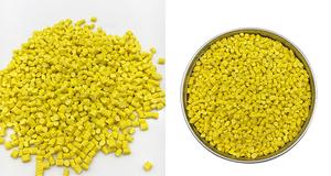 Màu vàng masterbatch với tàu sân bay cho pet PVC PP PE ABS PA PC EVA ép phun đúc thổi và phim thổi ứng dụng - Product Image 4