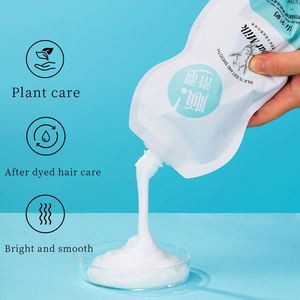 <span class=keywords><strong>Mascarilla</strong></span> Capilar Hidratante Profunda EXGYAN <span class=keywords><strong>para</strong></span> Mujer, Personalizable, con <span class=keywords><strong>Leche</strong></span> <span class=keywords><strong>de</strong></span> <span class=keywords><strong>Cabra</strong></span> Orgánica, Nutritiva, con Aminoácidos y Aceite <span class=keywords><strong>de</strong></span> Semilla <span class=keywords><strong>de</strong></span> Jojoba - Product Image 3