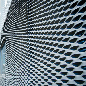 Aluminum Diamond Decorative <strong>Mesh</strong> Expanded Metal Building Exterior Facade <strong>Panels</strong> for <strong>Architectural</strong> Buildings