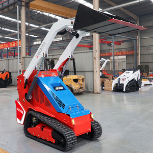 Мини-погрузчик Derette XC1100 с дизельным двигателем Kubota 25 л.с., сертифицированный CE EPA, с пилотным управлением, доступен индивидуальный цвет - Product Image 2