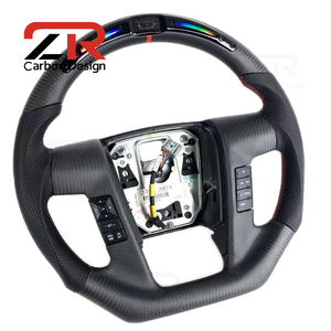 Volant personnalisé avec écran LED en fibre de carbone mate pour Ford <span class=keywords><strong>Raptor</strong></span> F150 6.2 F-150 F250 F350 2009 2010 2011 2012 <span class=keywords><strong>2013</strong></span> 2014 - Product Image 6
