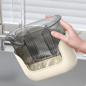 ชั้นวางของในครัวคุณภาพสูงแบบใหม่ พร้อมที่เก็บช้อนส้อม กล่องเก็บของแบบมีช่องแบ่ง ตะกร้าใส่ตะเกียบ - Product Image 5