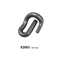 E2063 Clip de rail élastique, pince de tension ferroviaire, barre à ressort pour voie ferrée, système de fixation pour traverses en béton