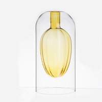Bouteille de diffuseur de roseau en verre de luxe et unique à logo personnalisé bouteille de diffuseur transparente vide ronde de haute qualité
