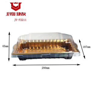 <span class=keywords><strong>Plateau</strong></span> <span class=keywords><strong>de</strong></span> service JY-F2211 alimentaire <span class=keywords><strong>de</strong></span> grande taille avec couvercle <span class=keywords><strong>Type</strong></span> <span class=keywords><strong>de</strong></span> <span class=keywords><strong>plateau</strong></span> à gâteau en plastique <span class=keywords><strong>Plateau</strong></span> rectangulaire en plastique pour sushi - Product Image 5