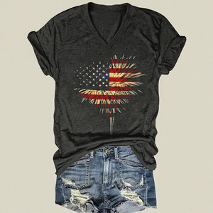 Camiseta Deportiva Unisex de Algodón/Bambú de 260g, Corte Holgado, Manga Corta, con Estampado Digital, Teñida con Hilo, Ecológica - Product Image 3