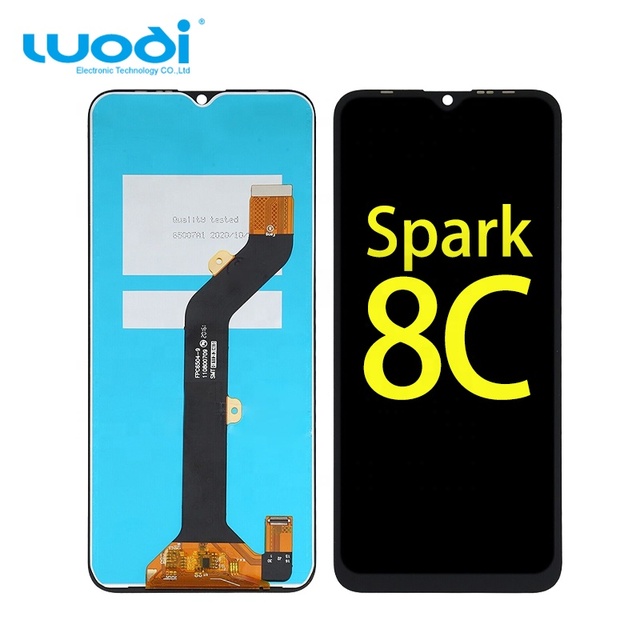 Mobile Phone Lcd for Tecno 8 Pro Screen Panel Digitizer Display Replacement Mobile Repair Parts Spark 8c 8p 8t