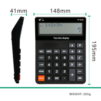 Calculatrice géante 12 chiffres, double alimentation 1200V, pour comptabilité et affaires, écran LCD électronique, calculatrice de bureau