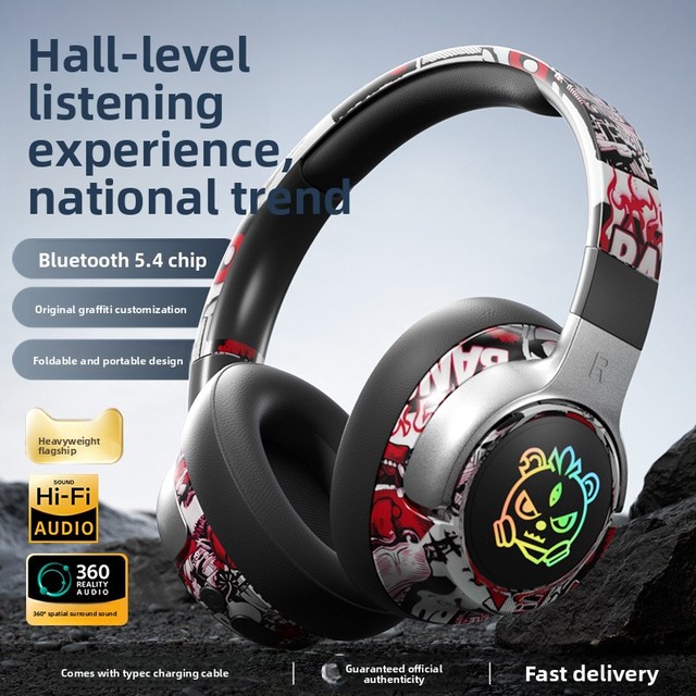 Wholesale New National Style Ear Gaming Headset BT V5.4 ANC Low Latency HiFi Stereo Type-C Charging 10-15 Hours Playtime for