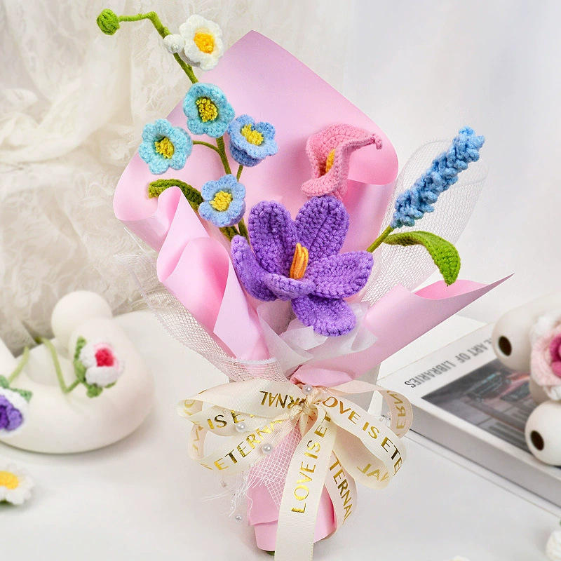 ทิวลิป ลิลลี่ ออฟ เดอะ วัลเลย์ คาลล่า ลิลลี่ บูเก้-สีชมพู