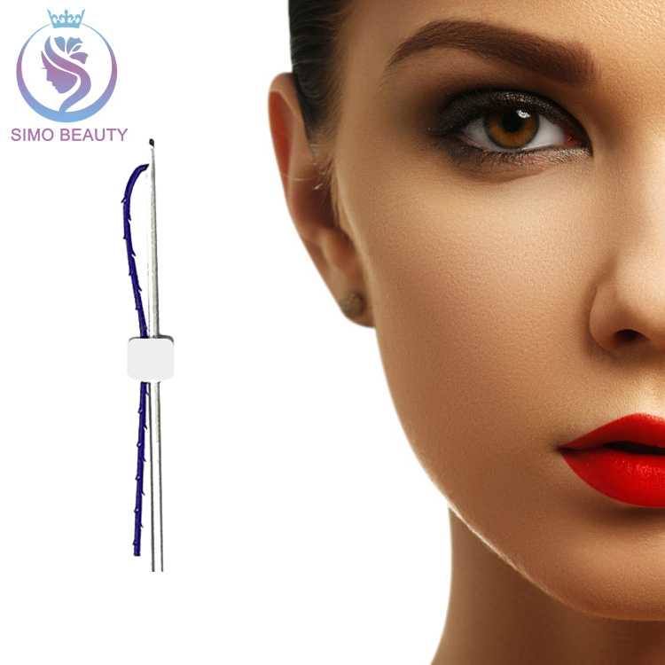 Absorbable sutures types hilos tensores body lift 3D cog PDO thread face lift