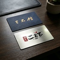 Tarjetas de Visita de Metal de Acero Inoxidable Grabadas con Logotipo Personalizado al por Mayor, Tarjetas de Membresía, Mini Etiquetas, Pago NFC