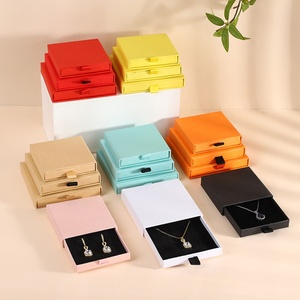 Wholesale Ready-to-Ship <b>Valentine</b> Premium Bracelet Necklace Ring Set Elegant Earrings Includes Custom Square Gift Cardboard - Product Image 2