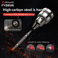 Fyseus Mandril de Conversión de 1.5-10mm 3/8 24UNF para Convertir una Llave de Mandril en un Mandril de Taladro Eléctrico