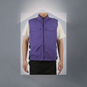 Gilet rafraîchissant d'été avec fermeture éclair, service OEM, système de circulation d'eau, imperméable, anti-UV, pour usage extérieur unisexe - Product Image 3