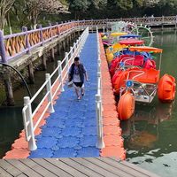Pont flottant en HDPE pour la protection des bateaux, 500x500x400mm