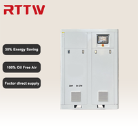 Compresores de Aire Sin Aceite RTTW de 15 kW y 20 HP, Compresor de Aire de Tornillo Sin Aceite de 8 Bares