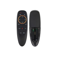 Souris volante G10S jaune avec commande vocale, souris volante G10S 2,4 GHz, télécommande vocale pour Smart TV Box