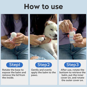Private Label Dog Paw Balm Stick Feuchtigkeit creme & Schutz für rissige trockene und beschädigte Pfoten Nasen balsam <span class=keywords><strong>Pet</strong></span> Paw Balm für Hunde Katzen - Product Image 6