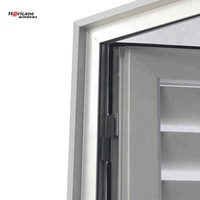 Porte à persiennes en aluminium extérieure à simple battant, sur mesure, conforme à la norme NFRC AS2047, Superhouse